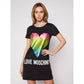 Chic Heart Print Cotton Dress