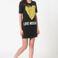 Chic Black Dress with Signature Front Design