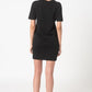 Chic Black Dress with Signature Front Design