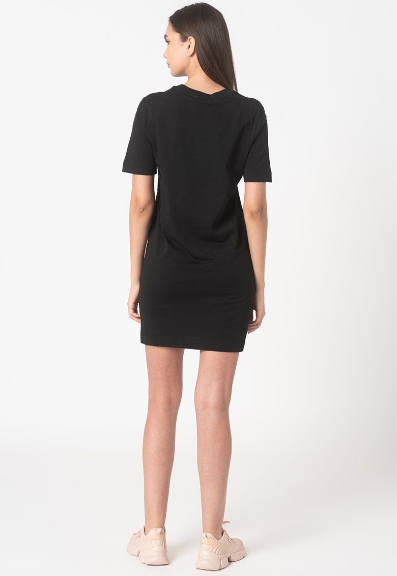 Chic Black Dress with Signature Front Design