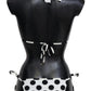 Polka Dot Chic Halterneck Bikini Set