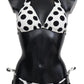 Polka Dot Chic Halterneck Bikini Set