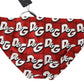 Elegant Red Swim Briefs with Signature Print
