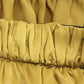 Elegant Silk A-Line Skirt in Luxe Gold