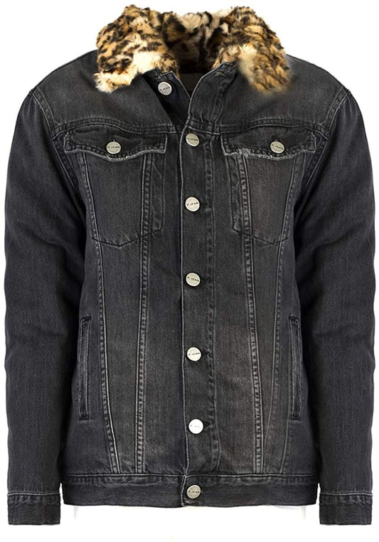 Chic Detachable Lined Denim Jacket