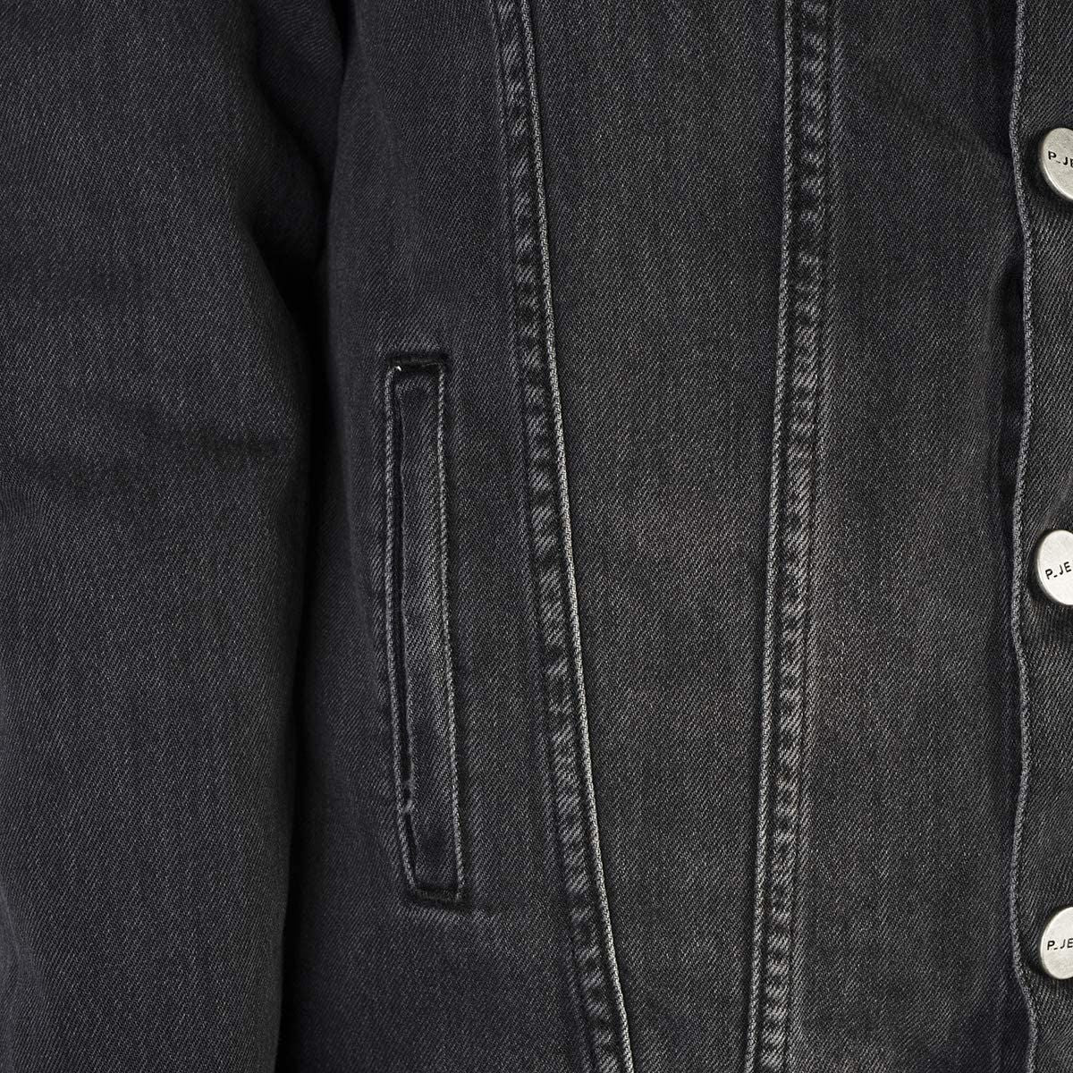Chic Detachable Lined Denim Jacket