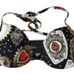 Chic Card Deck Print Bikini Top
