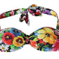 Floral Elegance High-End Bikini Top