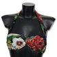 Chic Floral Print Bikini Top - Summer Elegance