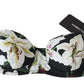 Elegant Floral Print Bikini Top