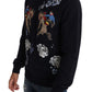 Opulent Multicolor Cashmere V-neck Sweater