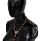 Charming Pink Pearl Crystal Necklace