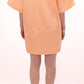 Chic Pink Silk-Blend Short Sleeve Coat