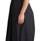 Elegant Sleeveless A-line Cotton Dress