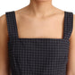 Elegant Sleeveless A-line Cotton Dress