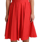 Elegant Polka Dotted A-Line Sleeveless Dress