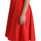 Elegant Polka Dotted A-Line Sleeveless Dress