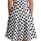 Elegant Polka Dot Sleeveless A-Line Dress