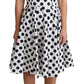 Elegant Polka Dot Sleeveless A-Line Dress