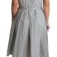 Chic Polka Dotted Sleeveless A-Line Dress