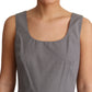 Sleeveless Geometric A-Line Dress
