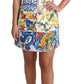 Multicolor Majolica Mini Dress Extravaganza