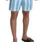 Chic Striped Expandable Swim Shorts