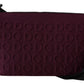 Chic Maroon Neoprene Crossbody Bag