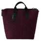 Elegant Maroon Neoprene Crossbody Bag