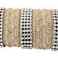 Exquisite Beige Crossbody Bag with Crystals