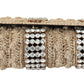 Exquisite Beige Crossbody Bag with Crystals