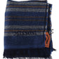 Elegant Striped Wool Scarf Unisex