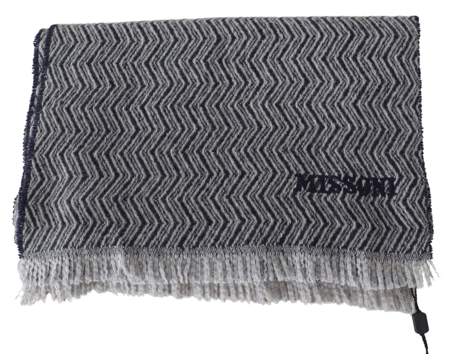 Elegant Cashmere Zigzag Scarf