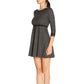 Black Viscosa Women Dress