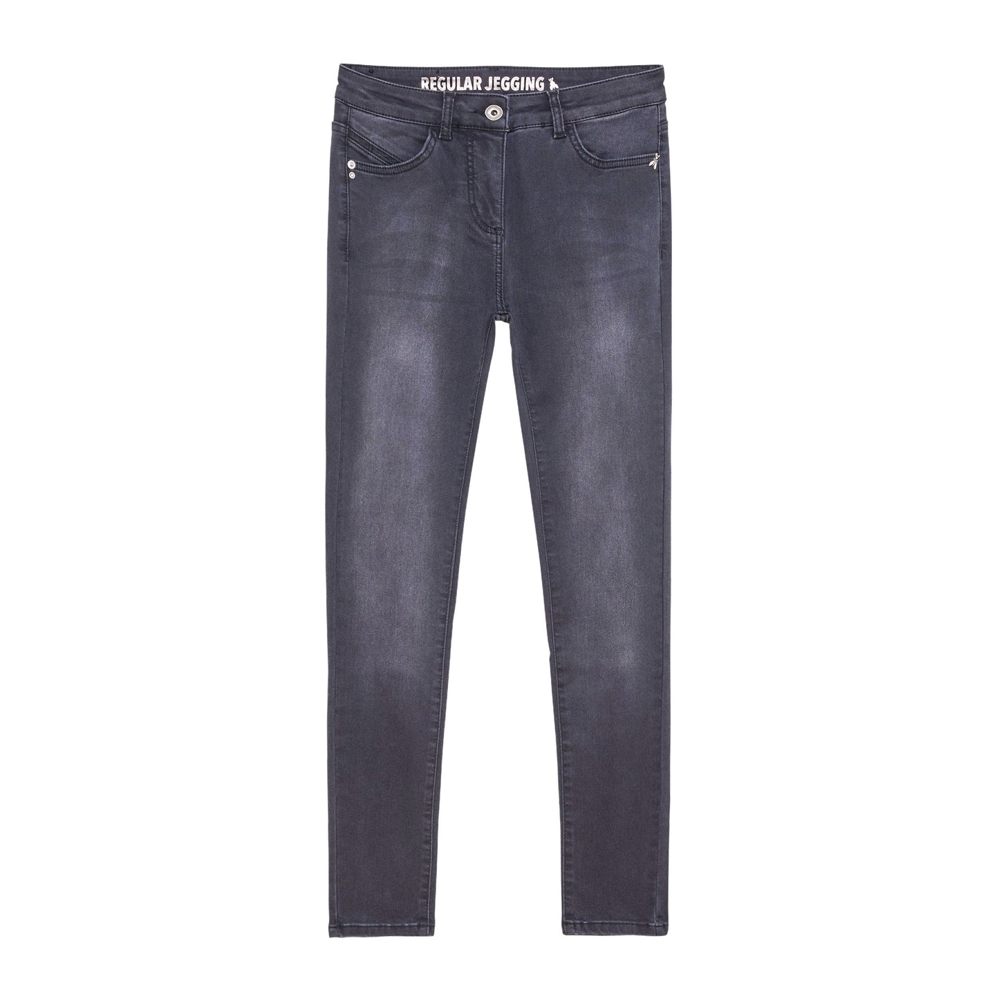 Chic Gray Regular Jeggings for Women