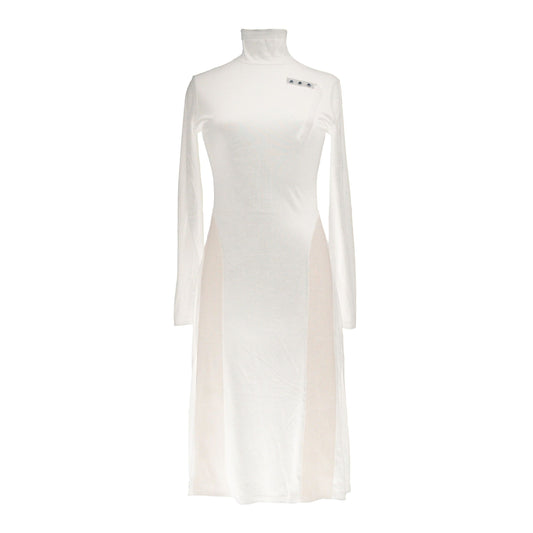 Beige Polyester Women Dress