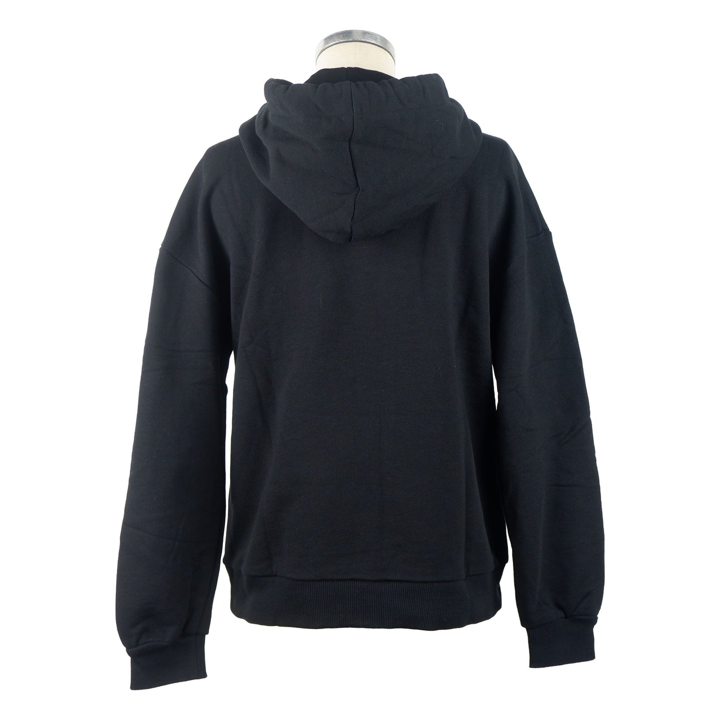 Elegant Cotton Hooded Sweatshirt with Logo Print