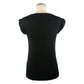 Black Cotton Women T-Shirt