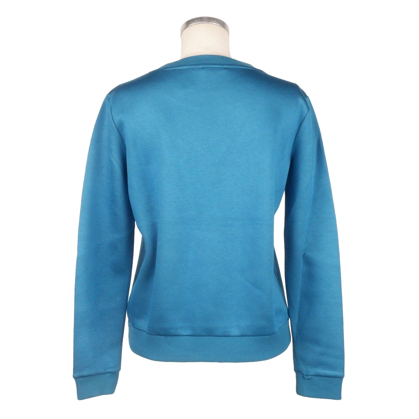 Blue Viscose Women Sweater