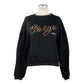 Black Cotton Women Sweater