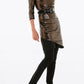 Elegant Asymmetrical Sequin Dress