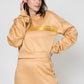 Chic Yellow Long Sleeve Crewneck Sweatshirt