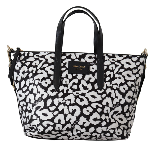 Chic Monochrome Clutch Tote Crossbody Bag