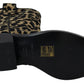 Gold Black Western-Inspired Luxe Boots