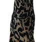 Gold Black Western-Inspired Luxe Boots