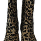 Gold Black Western-Inspired Luxe Boots