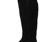 Elegant Knee High Suede Leather Boots