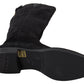 Elegant Knee High Suede Leather Boots