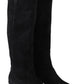 Elegant Knee High Suede Leather Boots