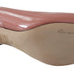 Elegant Pink Patent Leather Slingback Heels